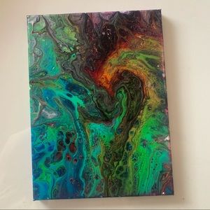 “Fleet” Original Signed Abstract Painting